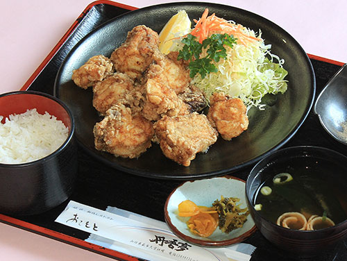 桜ふぐ唐揚げ定食