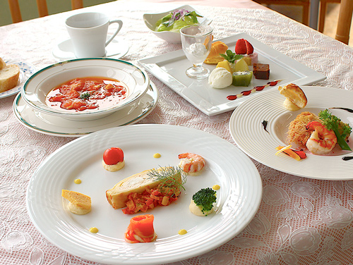 桜ふぐランチコース